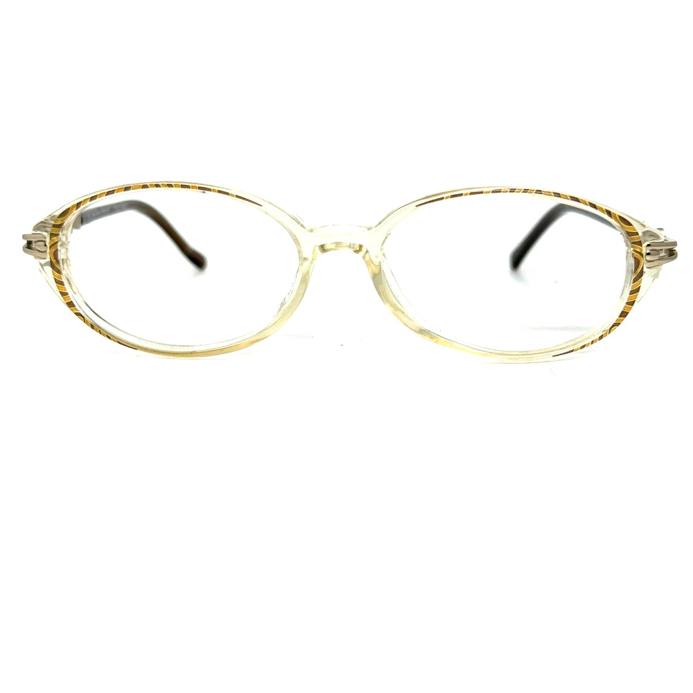 Marchon Eyeglasses Cold Insert Tres Jolie 86 Brown Motif‎ 51[]15 130 H19083